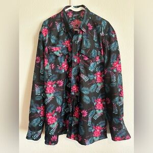 Retro Rifle Flannel Button Down